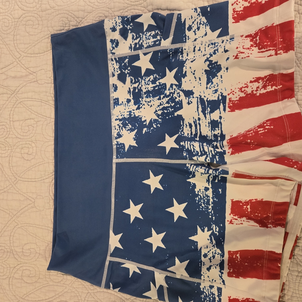 Constantly Varied Gear Blue and Red Athletic Shorts